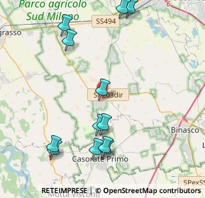 Mappa Vicolo Costa, 20088 Rosate MI, Italia (4.56083)