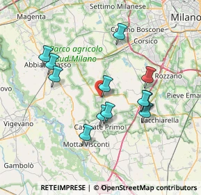 Mappa Vicolo Costa, 20088 Rosate MI, Italia (6.65417)