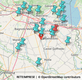 Mappa 25012 Calvisano BS, Italia (16.7895)