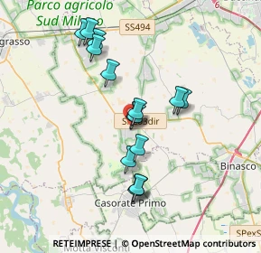 Mappa Via Circonvallazione, 20088 Rosate MI, Italia (3.19333)