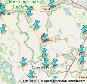 Mappa Via Circonvallazione, 20088 Rosate MI, Italia (6.5305)