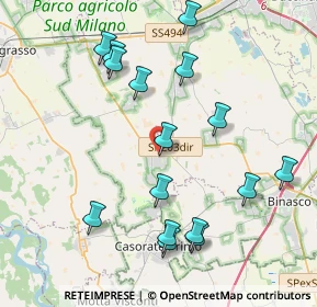 Mappa Via Circonvallazione, 20088 Rosate MI, Italia (4.28813)