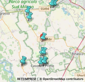 Mappa Via Circonvallazione, 20088 Rosate MI, Italia (4.52333)