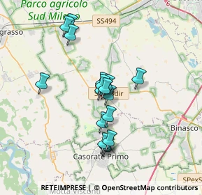 Mappa Via Circonvallazione, 20088 Rosate MI, Italia (2.82353)