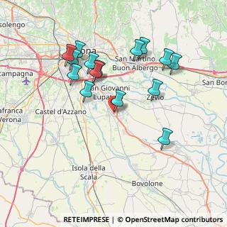 Mappa Via Pio XII, 37059 Campagnola VR, Italia (7.49067)