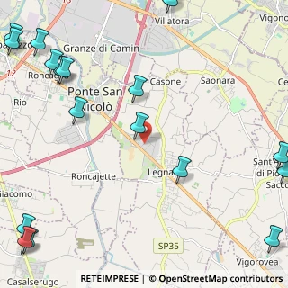 Mappa Via Alessandro Volta, 35020 Legnaro PD, Italia (3.703)