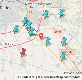 Mappa Via Alessandro Volta, 35020 Legnaro PD, Italia (3.99182)