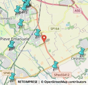 Mappa SP ex SS 412 della Val Tidone, 20085 Locate di Triulzi MI (3.29333)