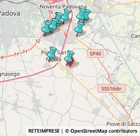 Mappa Via Fermi, 35020 Legnaro PD, Italia (3.98636)