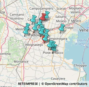 Mappa Via Fermi, 35020 Legnaro PD, Italia (9.47563)