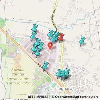 Mappa Via Fermi, 35020 Legnaro PD, Italia (0.4335)
