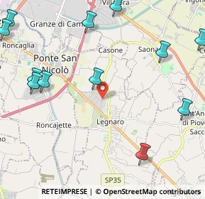 Mappa Via Fermi, 35020 Legnaro PD, Italia (3.03)