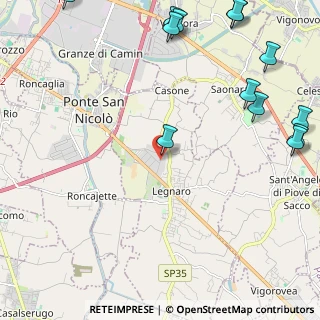 Mappa Via Fermi, 35020 Legnaro PD, Italia (3.24385)