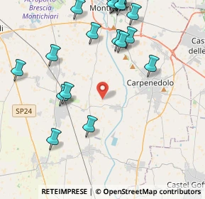 Mappa Via San Francesco, 25012 Calvisano BS, Italia (5.222)