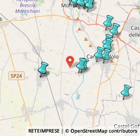 Mappa Via San Francesco, 25012 Calvisano BS, Italia (5.168)