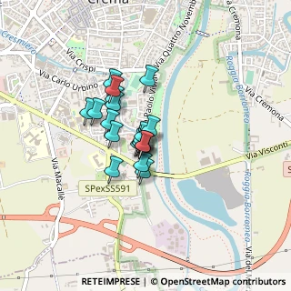 Mappa Piazzale Croce Rossa, 26013 Crema CR, Italia (0.2525)