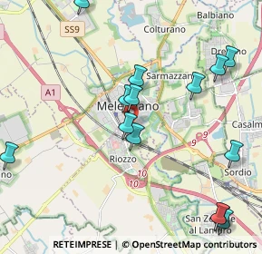 Mappa Via degli Abeti, 20077 Melegnano MI, Italia (2.41929)