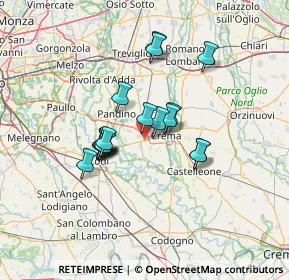 Mappa Via Strada Statale 235 Crema-Lodi Km 47, 26010 Crema CR, Italia (10.50278)