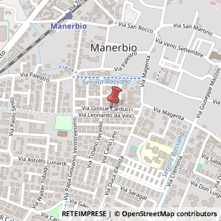 Mappa Via Carducci,  22, 25025 Manerbio, Brescia (Lombardia)