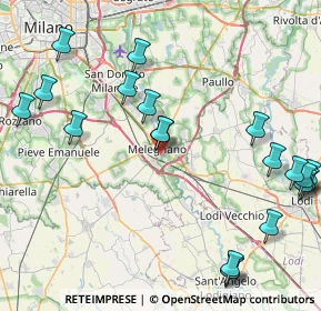 Mappa Via dei Gerani, 20077 Melegnano MI, Italia (10.661)