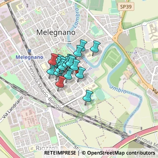 Mappa Via dei Gerani, 20077 Melegnano MI, Italia (0.271)