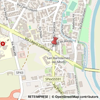 Mappa Via Piacenza, 52, 26013 Crema, Cremona (Lombardia)