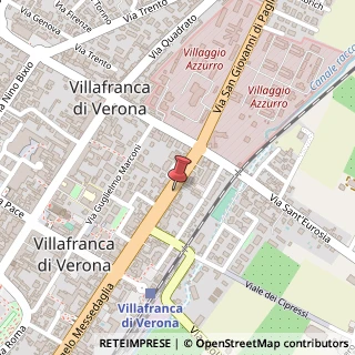 Mappa Via Messedaglia, 57, 37069 Villafranca di Verona, Verona (Veneto)
