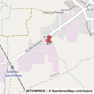 Mappa Via alla Stazione, 43, 10080 Salassa, Torino (Piemonte)