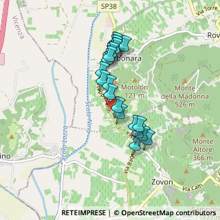Mappa Via Verdi, 35030 Rovolon PD, Italia (0.75455)