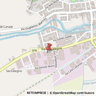 Mappa Via Daniele Manin, 5, 36040 Sossano, Vicenza (Veneto)
