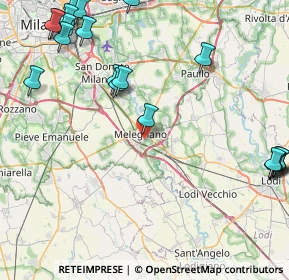 Mappa Via degli Oleandri, 20077 Melegnano MI, Italia (11.817)