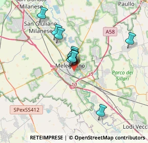 Mappa Via degli Oleandri, 20077 Melegnano MI, Italia (2.72091)