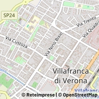 Peta Villafranca di Verona