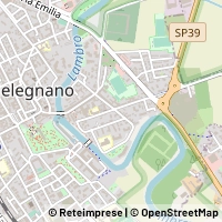 Mapa Melegnano