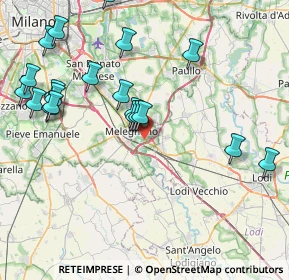 Mappa Vizzolo Predabissi, 20077 Vizzolo Predabissi MI, Italia (9.211)