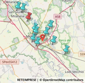 Mappa Vizzolo Predabissi, 20077 Vizzolo Predabissi MI, Italia (3.26182)