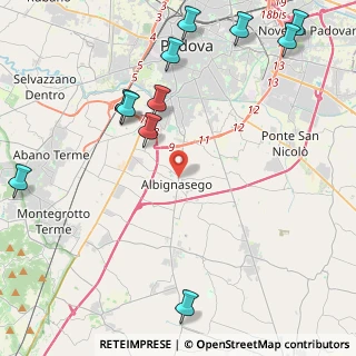 Mappa Via Roma, 35020 Padova PD, Italia (5.66636)