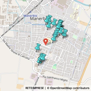 Mappa Via S. Costanzo Martire, 25025 Manerbio BS, Italia (0.4125)