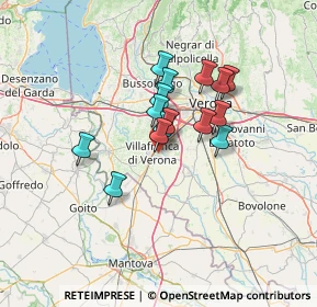 Mappa Via Sant' Eurosia, 37069 Villafranca di Verona VR, Italia (9.70133)