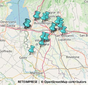 Mappa Via Sant' Eurosia, 37069 Villafranca di Verona VR, Italia (12.299)
