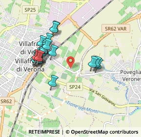Mappa Via Sant' Eurosia, 37069 Villafranca di Verona VR, Italia (0.868)