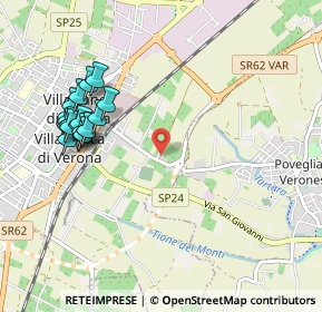 Mappa Via Sant' Eurosia, 37069 Villafranca di Verona VR, Italia (1.08)