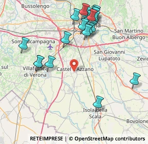 Mappa 37060 Caselle VR, Italia (9.2975)
