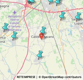 Mappa 37060 Caselle VR, Italia (6.6135)