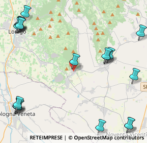 Mappa Piazza dell'Alpino, 36040 Orgiano VI, Italia (6.5425)