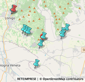 Mappa Piazza dell'Alpino, 36040 Orgiano VI, Italia (3.92909)