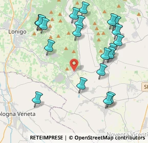 Mappa Piazza dell'Alpino, 36040 Orgiano VI, Italia (4.5905)