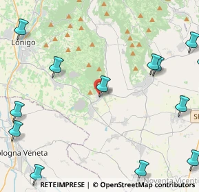 Mappa Piazza dell'Alpino, 36040 Orgiano VI, Italia (6.59714)