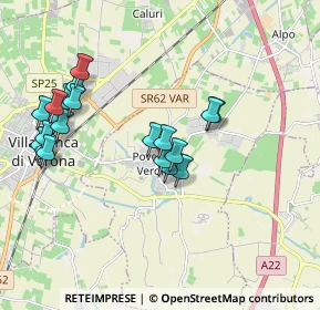 Mappa Via Piave, 37604 Povegliano Veronese VR, Italia (1.9165)