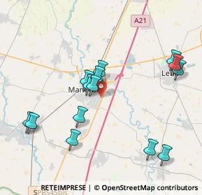 Mappa Via dei Polessi, 25025 Manerbio BS, Italia (4.02214)